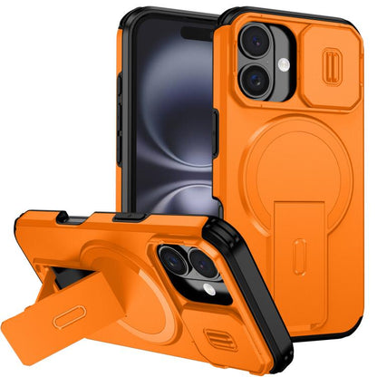 Sliding Camshield MagSafe Holder Phone Case, For iPhone 16 Pro, For iPhone 16 Plus, For iPhone 16