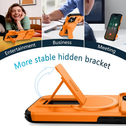 Sliding Camshield MagSafe Holder Phone Case, For iPhone 16 Pro, For iPhone 16 Plus, For iPhone 16
