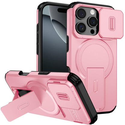 Sliding Camshield MagSafe Holder Phone Case, For iPhone 16 Pro, For iPhone 16 Plus, For iPhone 16