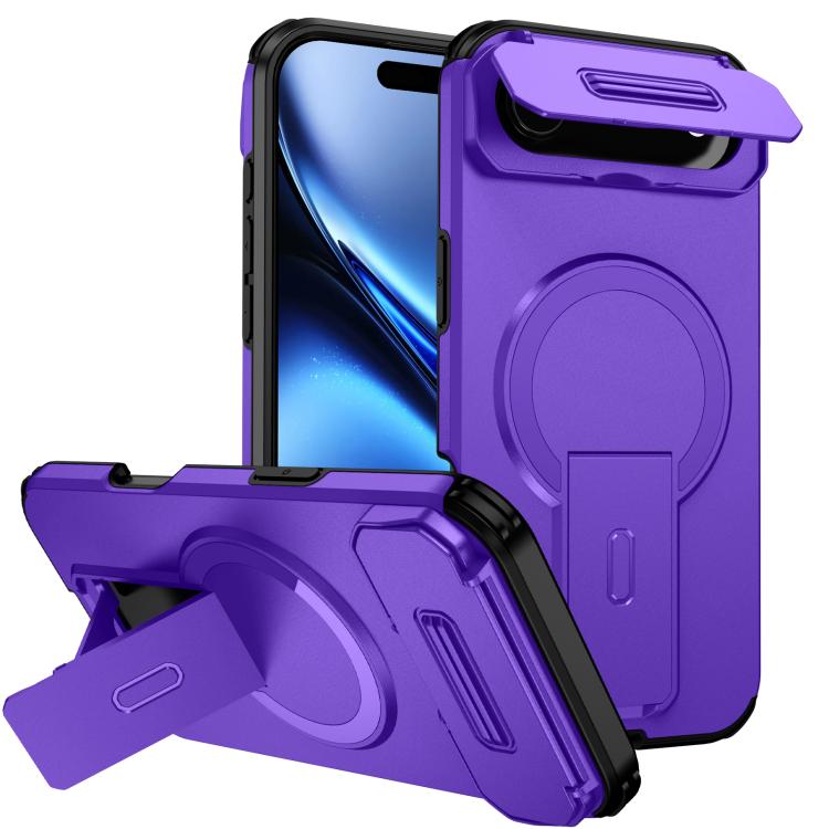 Sliding Camshield MagSafe Holder Phone Case, For iPhone 17, For iPhone Air, For iPhone 16 Pro Max