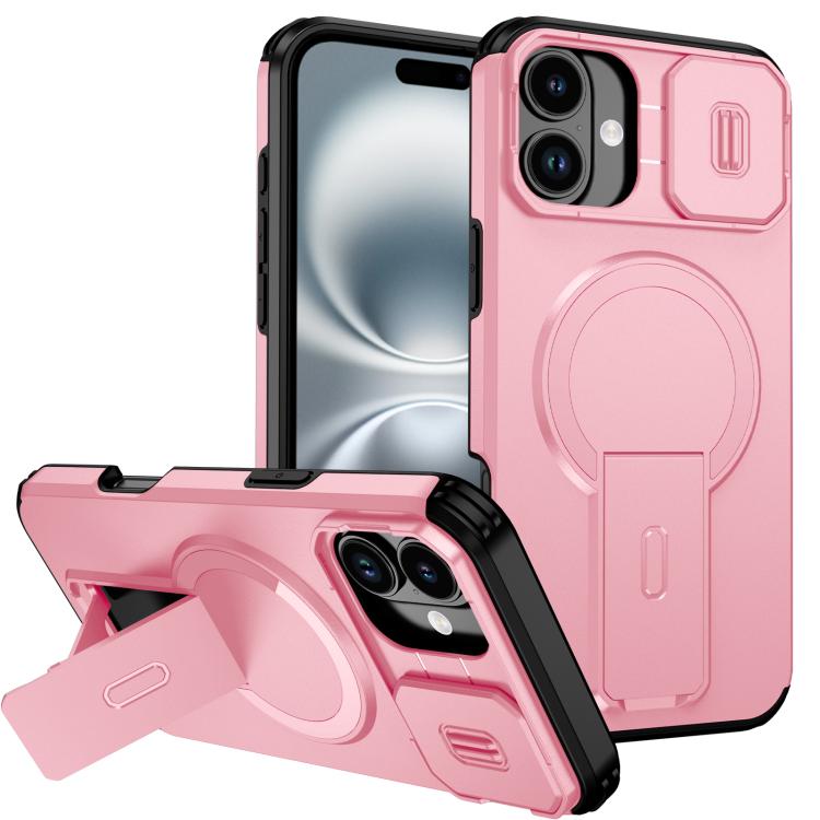 Sliding Camshield MagSafe Holder Phone Case, For iPhone 16 Pro, For iPhone 16 Plus, For iPhone 16