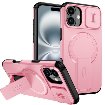 Sliding Camshield MagSafe Holder Phone Case, For iPhone 16 Pro, For iPhone 16 Plus, For iPhone 16