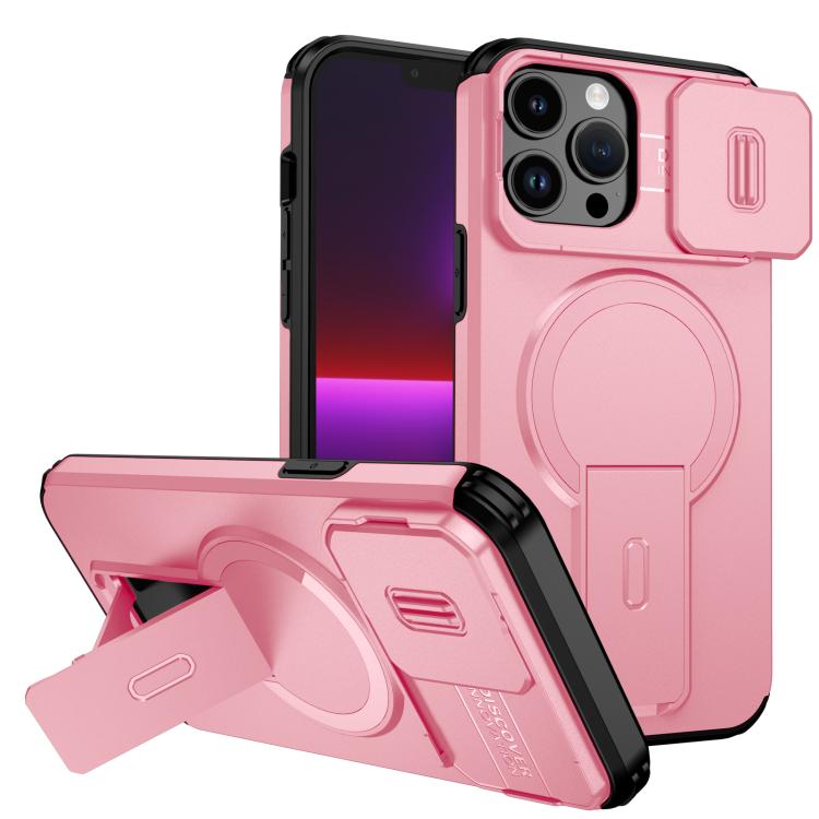 Sliding Camshield MagSafe Holder Phone Case, For iPhone 14 Pro Max, For iPhone 13 Pro Max, For iPhone 13 Pro