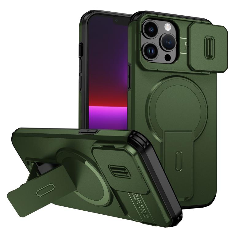 Sliding Camshield MagSafe Holder Phone Case, For iPhone 14 Pro Max, For iPhone 13 Pro Max, For iPhone 13 Pro