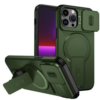 Sliding Camshield MagSafe Holder Phone Case, For iPhone 14 Pro Max, For iPhone 13 Pro Max, For iPhone 13 Pro