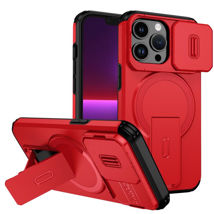 Sliding Camshield MagSafe Holder Phone Case, For iPhone 14 Pro Max, For iPhone 13 Pro Max, For iPhone 13 Pro