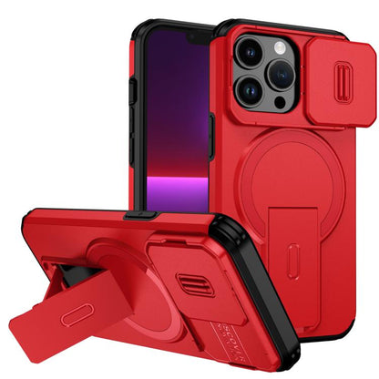 Sliding Camshield MagSafe Holder Phone Case, For iPhone 14 Pro Max, For iPhone 13 Pro Max, For iPhone 13 Pro