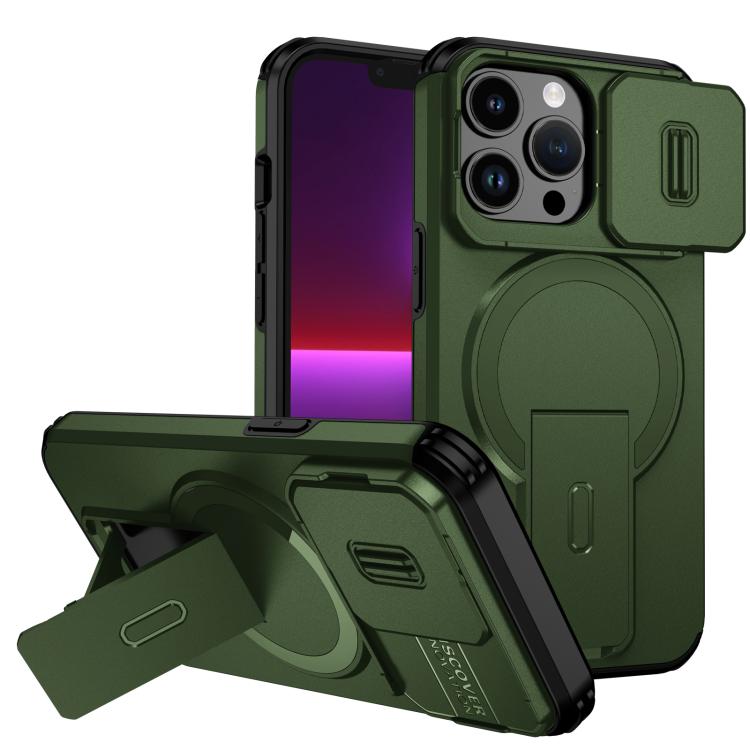 Sliding Camshield MagSafe Holder Phone Case, For iPhone 14 Pro Max, For iPhone 13 Pro Max, For iPhone 13 Pro