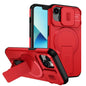 Sliding Camshield MagSafe Holder Phone Case, For iPhone 15, For iPhone 14 / 13, For iPhone 14 Pro