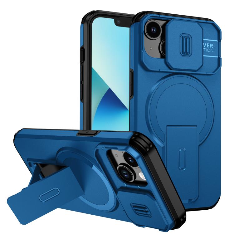 Sliding Camshield MagSafe Holder Phone Case, For iPhone 15, For iPhone 14 / 13, For iPhone 14 Pro