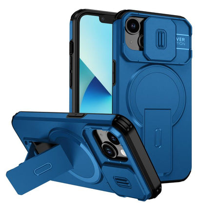 Sliding Camshield MagSafe Holder Phone Case, For iPhone 15, For iPhone 14 / 13, For iPhone 14 Pro