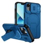 Sliding Camshield MagSafe Holder Phone Case, For iPhone 15, For iPhone 14 / 13, For iPhone 14 Pro