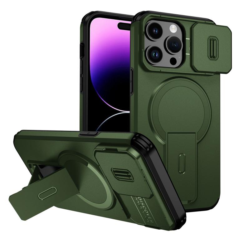 Sliding Camshield MagSafe Holder Phone Case, For iPhone 14 Pro Max, For iPhone 13 Pro Max, For iPhone 13 Pro