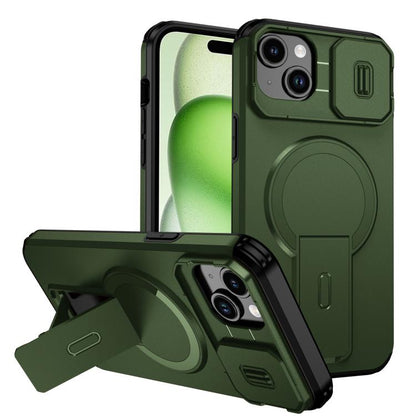 Sliding Camshield MagSafe Holder Phone Case, For iPhone 15 Pro Max, For iPhone 15 Pro, For iPhone 15 Plus / 14 Plus