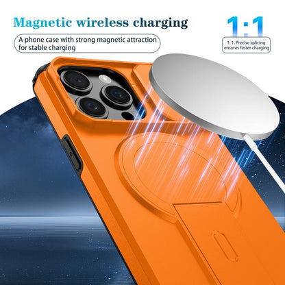 Sliding Camshield MagSafe Holder Phone Case, For iPhone 15 Pro Max, For iPhone 15 Pro, For iPhone 15 Plus / 14 Plus
