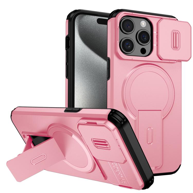 Sliding Camshield MagSafe Holder Phone Case, For iPhone 15 Pro Max, For iPhone 15 Pro, For iPhone 15 Plus / 14 Plus