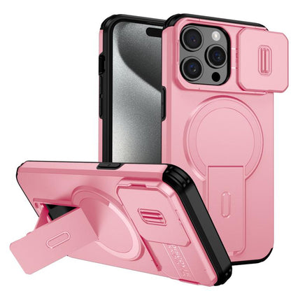 Sliding Camshield MagSafe Holder Phone Case, For iPhone 15 Pro Max, For iPhone 15 Pro, For iPhone 15 Plus / 14 Plus