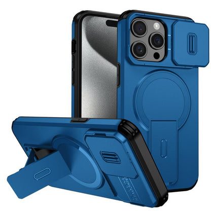 Sliding Camshield MagSafe Holder Phone Case, For iPhone 15 Pro Max, For iPhone 15 Pro, For iPhone 15 Plus / 14 Plus