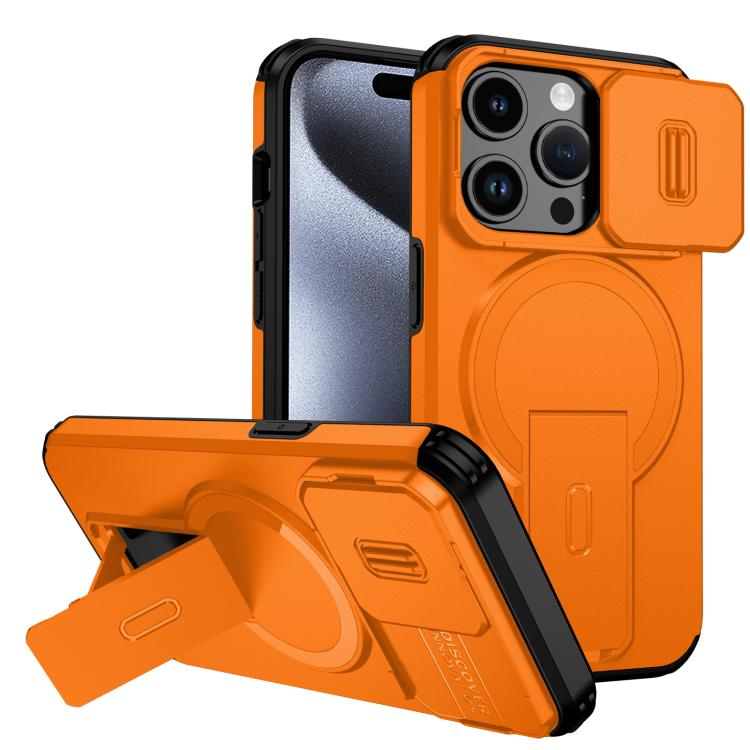 Sliding Camshield MagSafe Holder Phone Case, For iPhone 15 Pro Max, For iPhone 15 Pro, For iPhone 15 Plus / 14 Plus
