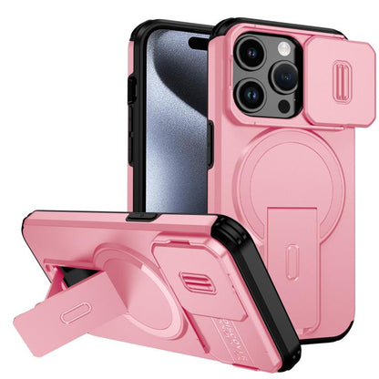 Sliding Camshield MagSafe Holder Phone Case, For iPhone 15 Pro Max, For iPhone 15 Pro, For iPhone 15 Plus / 14 Plus