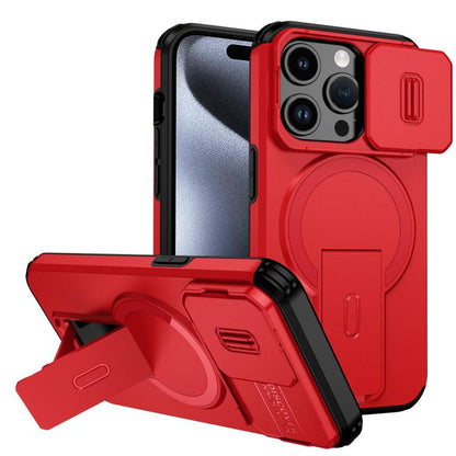 Sliding Camshield MagSafe Holder Phone Case, For iPhone 15 Pro Max, For iPhone 15 Pro, For iPhone 15 Plus / 14 Plus