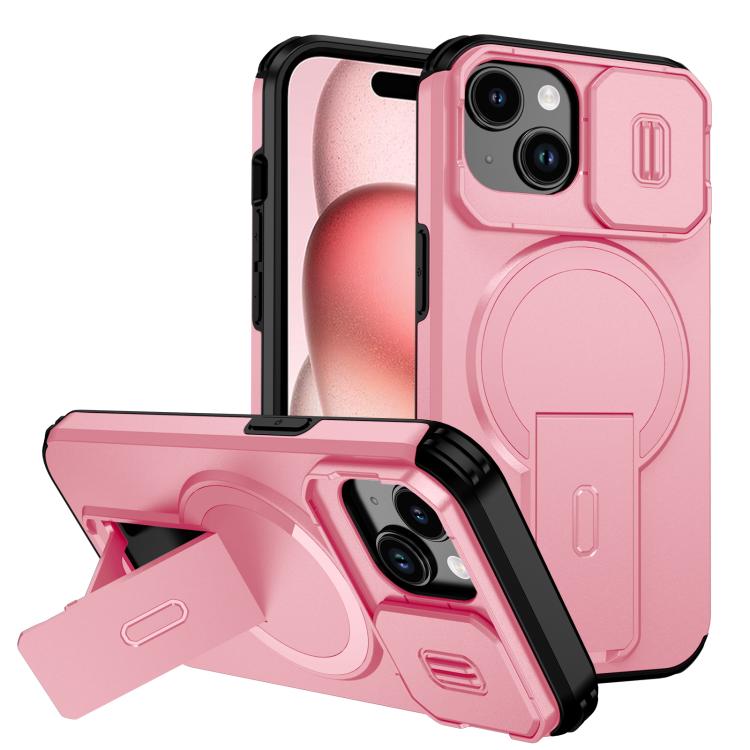 Sliding Camshield MagSafe Holder Phone Case, For iPhone 15, For iPhone 14 / 13, For iPhone 14 Pro