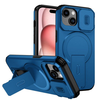 Sliding Camshield MagSafe Holder Phone Case, For iPhone 15, For iPhone 14 / 13, For iPhone 14 Pro