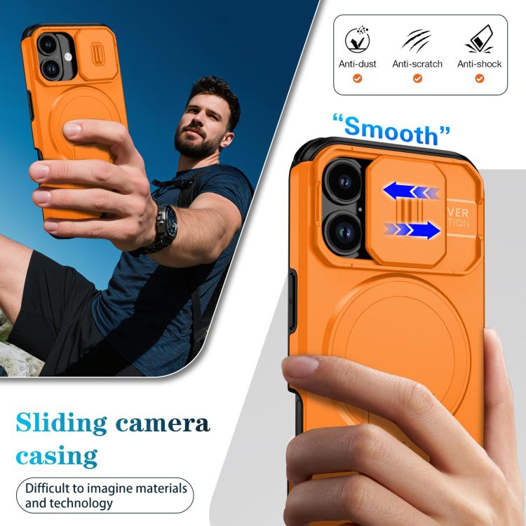 Sliding Camshield MagSafe Holder Phone Case, For iPhone 18, For iPhone 18 Pro, For iPhone 18 Pro Max