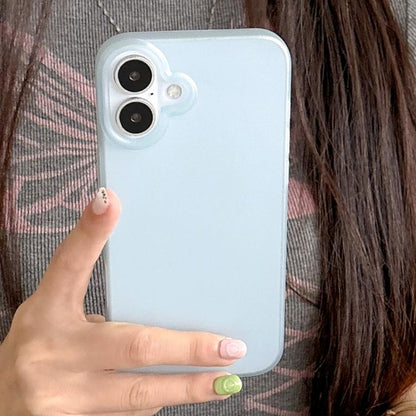 Frosted Translucent TPU Full Coverage Phone Case, For iPhone 17 Pro Max, For iPhone 17 Pro, For iPhone 17, For iPhone Air