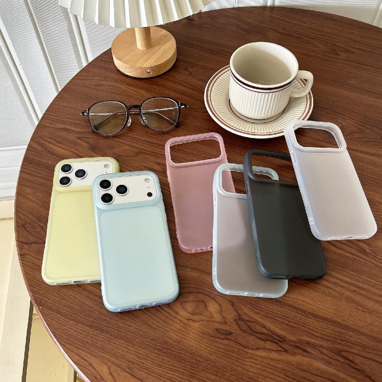 Frosted Translucent TPU Full Coverage Phone Case, For iPhone 17 Pro Max, For iPhone 17 Pro, For iPhone 17, For iPhone Air