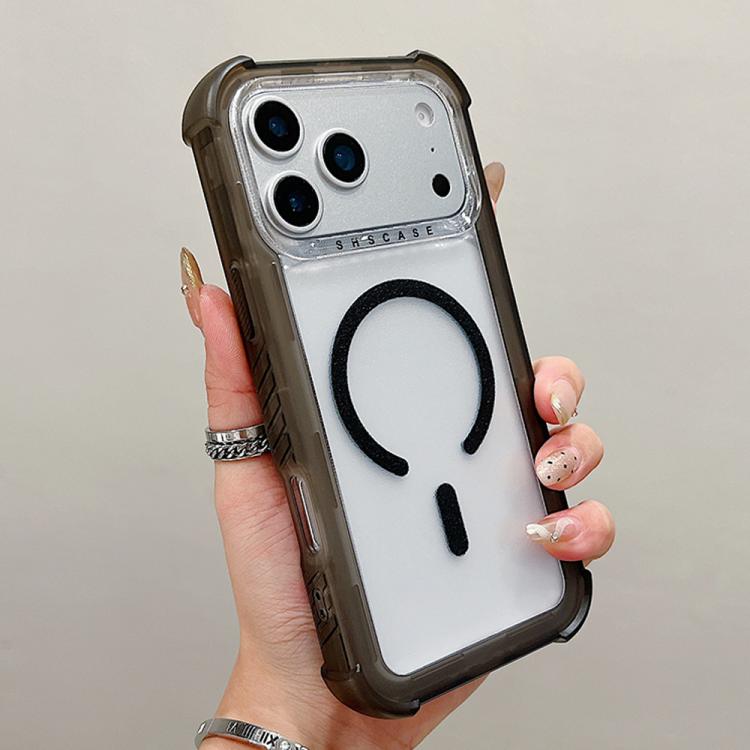 Transparent Matte TPU Hybrid PC 3-in-1 MagSafe Phone Case, For iPhone 17 Pro Max, For iPhone 17 Pro, For iPhone 17, For iPhone Air