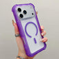 Transparent Matte TPU Hybrid PC 3-in-1 MagSafe Phone Case, For iPhone 17 Pro Max, For iPhone 17 Pro, For iPhone 17, For iPhone Air