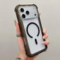 Transparent Matte TPU Hybrid PC 3-in-1 MagSafe Phone Case, For iPhone 17 Pro Max, For iPhone 17 Pro, For iPhone 17, For iPhone Air