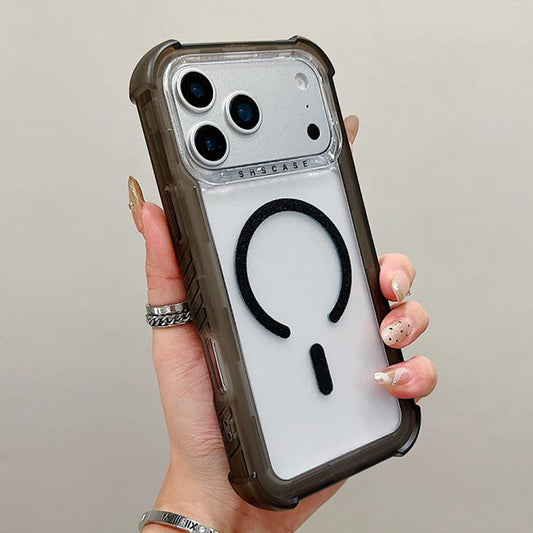 Transparent Matte TPU Hybrid PC 3-in-1 MagSafe Phone Case, For iPhone 18 Pro / 17 Pro, For iPhone 18 Pro Max / 17 Pro Max, For iPhone 17, For iPhone Air