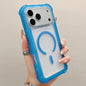 Transparent Matte TPU Hybrid PC 3-in-1 MagSafe Phone Case, For iPhone 17 Pro Max, For iPhone 17 Pro, For iPhone 17, For iPhone Air
