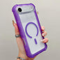 Transparent Matte TPU Hybrid PC 3-in-1 MagSafe Phone Case, For iPhone 17 Pro Max, For iPhone 17 Pro, For iPhone 17, For iPhone Air