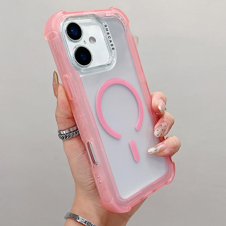 Transparent Matte TPU Hybrid PC 3-in-1 MagSafe Phone Case, For iPhone 17 Pro Max, For iPhone 17 Pro, For iPhone 17, For iPhone Air