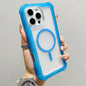 Transparent Matte TPU Hybrid PC 3-in-1 MagSafe Phone Case, For iPhone 16 Pro Max, For iPhone 16 Pro, For iPhone 16 Plus, For iPhone 16