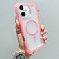 Transparent Matte TPU Hybrid PC 3-in-1 MagSafe Phone Case, For iPhone 16 Pro Max, For iPhone 16 Pro, For iPhone 16 Plus, For iPhone 16