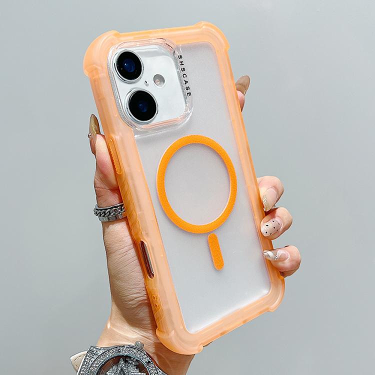 Transparent Matte TPU Hybrid PC 3-in-1 MagSafe Phone Case, For iPhone 16 Pro Max, For iPhone 16 Pro, For iPhone 16 Plus, For iPhone 16
