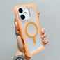 Transparent Matte TPU Hybrid PC 3-in-1 MagSafe Phone Case, For iPhone 16 Pro Max, For iPhone 16 Pro, For iPhone 16 Plus, For iPhone 16
