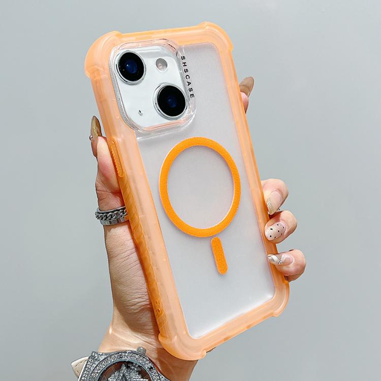 Transparent Matte TPU Hybrid PC 3-in-1 MagSafe Phone Case, For iPhone 14 Plus, For iPhone 14, For iPhone 14 Pro, For iPhone 14 Pro Max