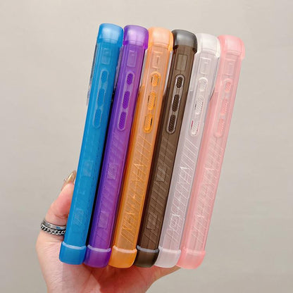 Transparent Matte TPU Hybrid PC 3-in-1 MagSafe Phone Case, For iPhone 16 Pro Max, For iPhone 16 Pro, For iPhone 16 Plus, For iPhone 16
