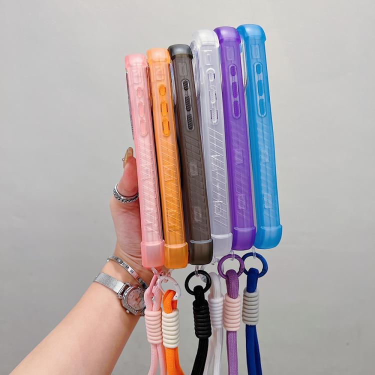 Transparent Matte TPU Hybrid PC 3-in-1 MagSafe Phone Case with Wrist Strap, For iPhone 13 Pro Max, For iPhone 13 Pro, For iPhone 13, For iPhone 12 Pro Max