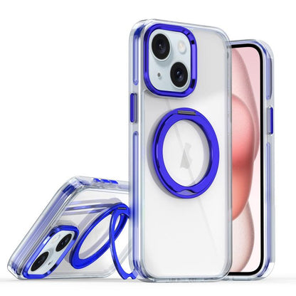 Magnetic 360 Degree Rotating Holder Phone Case, For iPhone 15 Pro, For iPhone 15 Plus, For iPhone 15, For iPhone 14 Plus