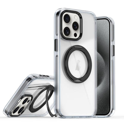 Magnetic 360 Degree Rotating Holder Phone Case, For iPhone 16 Pro, For iPhone 16 Plus, For iPhone 16, For iPhone 15 Pro Max