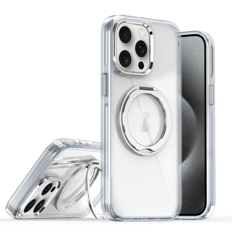 Magnetic 360 Degree Rotating Holder Phone Case, For iPhone 16 Pro, For iPhone 16 Plus, For iPhone 16, For iPhone 15 Pro Max