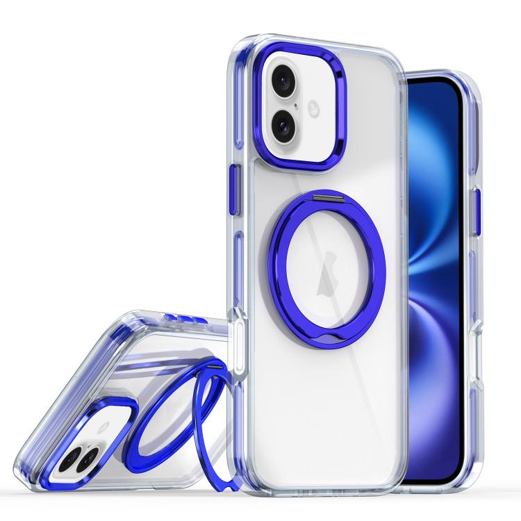 Magnetic 360 Degree Rotating Holder Phone Case, For iPhone 16 Pro, For iPhone 16 Plus, For iPhone 16, For iPhone 15 Pro Max