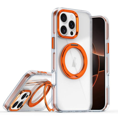 Magnetic 360 Degree Rotating Holder Phone Case, For iPhone 16 Pro, For iPhone 16 Plus, For iPhone 16, For iPhone 15 Pro Max