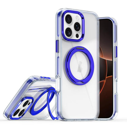 Magnetic 360 Degree Rotating Holder Phone Case, For iPhone 16 Pro, For iPhone 16 Plus, For iPhone 16, For iPhone 15 Pro Max
